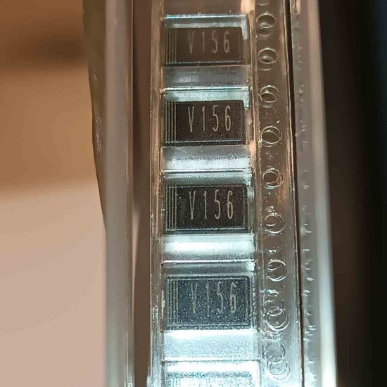 Picture of TSMIV156DSSR 15UF 35V  CAPACITOR