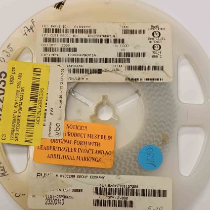 Picture of 1206AA470KAT1A 47PF 600V 1206 CAPACITOR