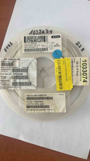 Picture of RC0402FR-0722R 22R %1 402 RESISTOR
