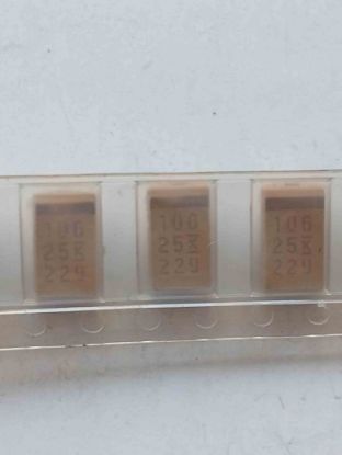 Picture of T491D106M025AS 10UF 25V D  SIZE CAPACITOR