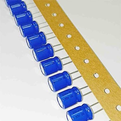 Picture of MAL204830221E3 220UF 35V 10x12.5mm  105 CAPACITOR