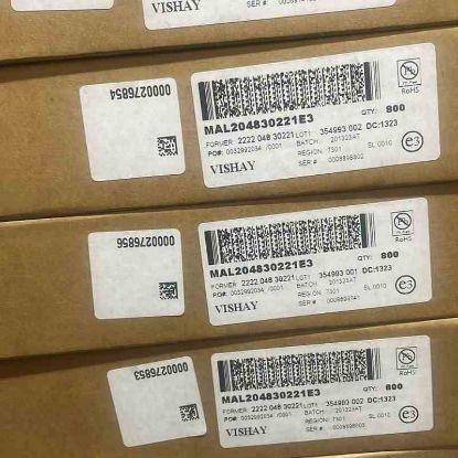 Picture of MAL204830221E3 220UF 35V 10x12.5mm  105 CAPACITOR