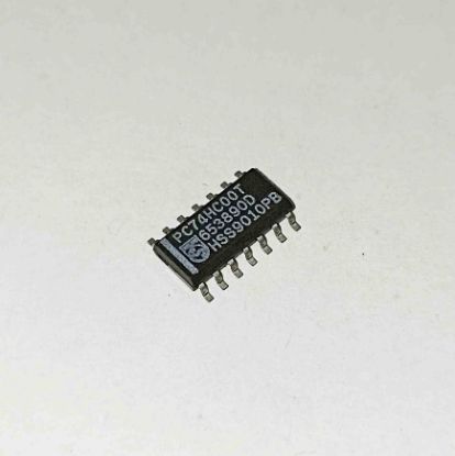 Picture of PC74HC00T smd IC