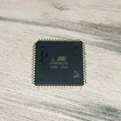 Picture of ATMEGA128-16AU TQFP-64 IC