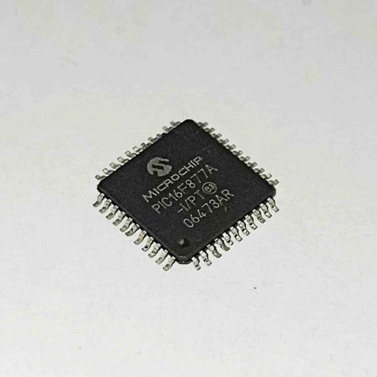 Picture of PIC16F877A-I/PT TQFP44 smd IC