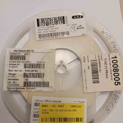 Picture of CR10-1000-FK 100R 402 RESISTOR