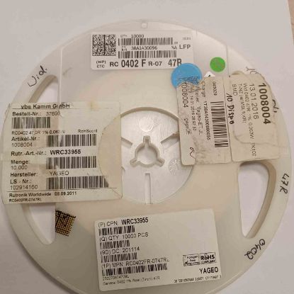 Picture of RC0402FR-0747RL 47R 402 RESISTOR