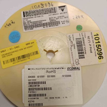 Picture of CRCW0402220KFKED 220K 402 RESISTOR