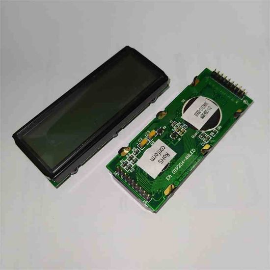 Picture of EADIP204-4NLED 4x20 WITH LED BACKLIGHT 68x27mm YELLOW/GREEN DISPLAY