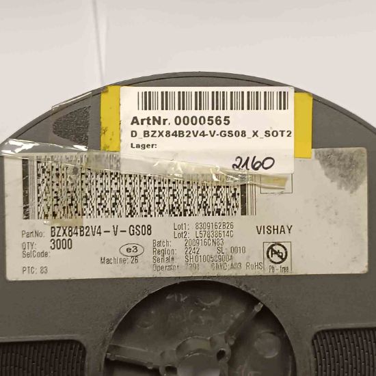 Picture of BZX84B2V4-V-GS08 2.4V 0.35W SOT23 DIODE