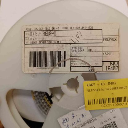 Picture of DL4751A 8.5V 1W DIODE