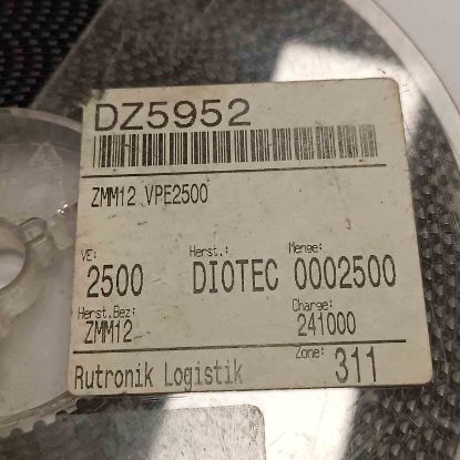 Picture of ZMM12 12V 0,5W SOD80 DIODE