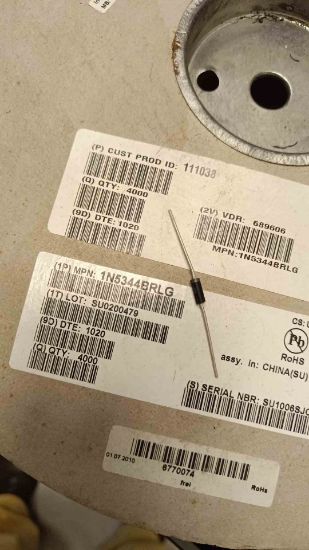 Picture of 1N5344BRLG 8.2V 5W DIODE