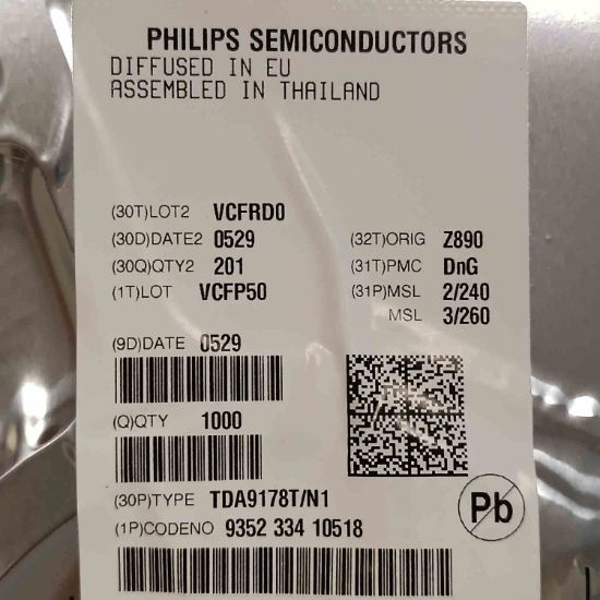 Picture of TDA9178T IC