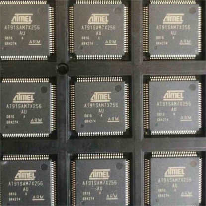 Picture of AT91SAM7X256AU IC