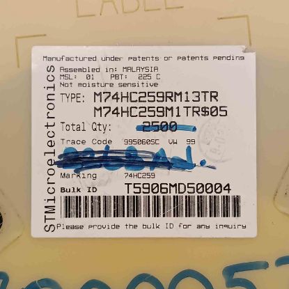 Picture of M74HC259RM13TR SOIC16 IC