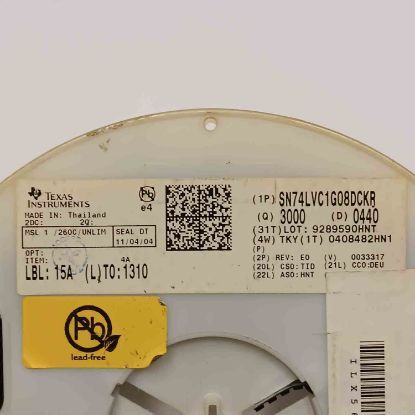 Picture of SN74LVC1G08DCKR SMD IC