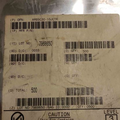 Picture of AM85C30-10JCTR smd IC