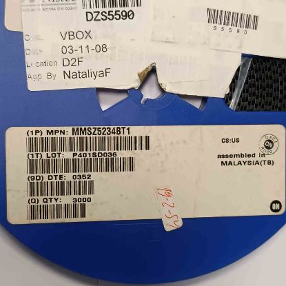 Picture of MMSZ5234BT1G 6.2V 0.5A SOD123 DIODE