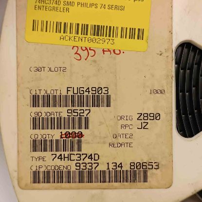 Picture of 74HC374D smd IC
