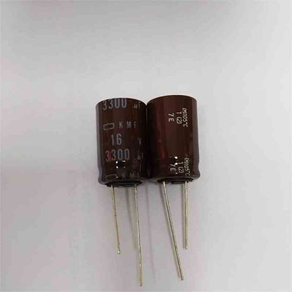 Picture of KMF16VB3300M 3300uF 16V 16x25mm 105 CAPACITOR