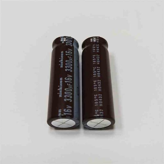 Picture of UPJ1C332MHD1CV 3300uF 16V 12.5X40mm 105 CAPACITOR