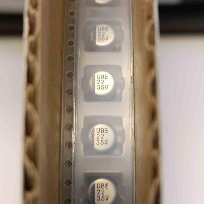 Picture of 35SEV22M 22uF 35V 6.3x5.5mm CAPACITOR