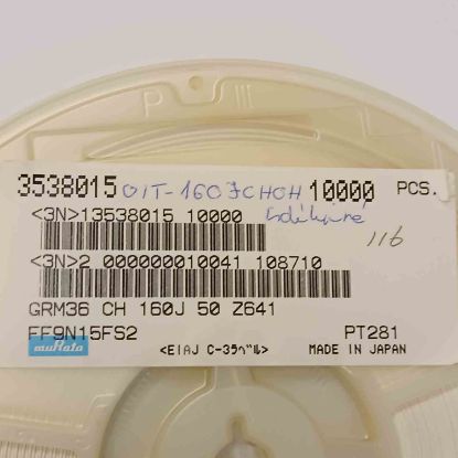 Picture of GRM36CH160J50Z 16PF 402 CAPACITOR