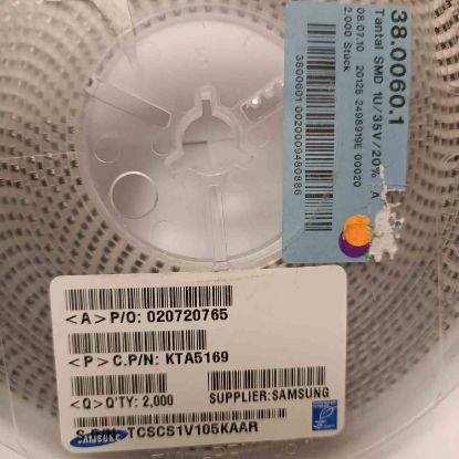 Picture of TCSCS1V105KAAR 1UF 35V  CAPACITOR