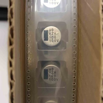 Picture of VZH101M2ATR-1313 100UF 100V 12.5x13.5 CAPACITOR