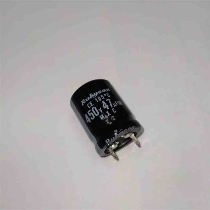 Picture of 47UF 450V 20X25mm  105 CAPACITOR
