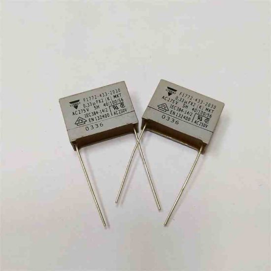 Picture of 0.33UF 275VACX2    MKT  22.5mm CAPACITOR