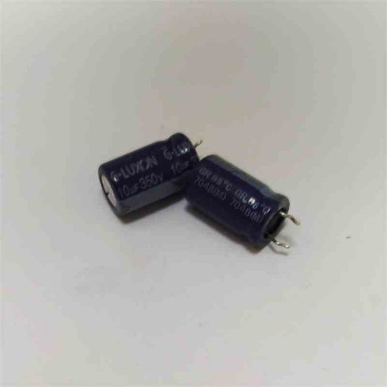 Picture of 10UF 350V 10x17mm 85 CAPACITOR