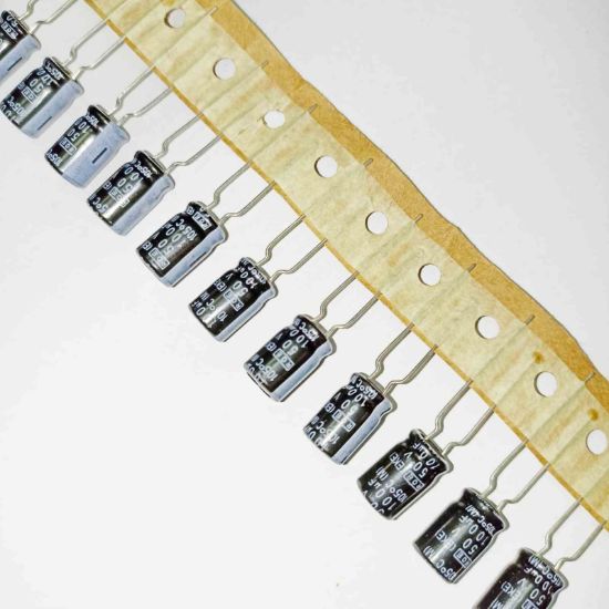 Picture of 100MF 50V 8x13mm 105 CAPACITOR