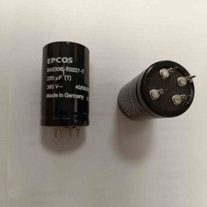 Picture of B43306-E0227-T 220 MF 385V 50.30x30.50 85 CAPACITOR
