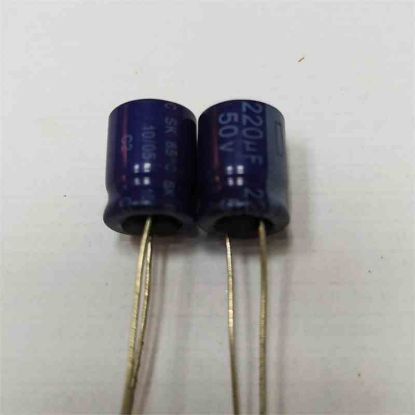 Picture of 220UF 50V 10x13mm 85 CAPACITOR