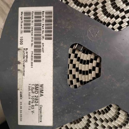 Picture of 1UF 63V 2824 smd CAPACITOR