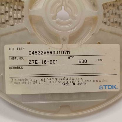 Picture of C4532X5R0J107M 100MF 6.3V 1812 CAPACITOR