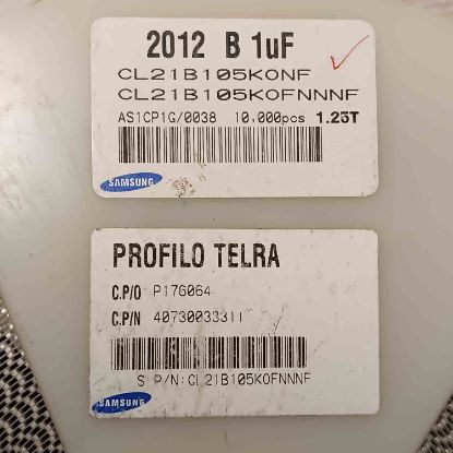 Picture of CL21B105KOFNNNF 1UF 25V 805 CAPACITOR