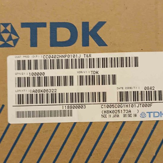 Picture of CC0402HNP0101J T&R 100PF 402 CAPACITOR