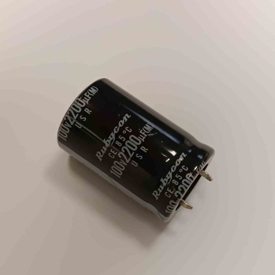Picture of 2200MF 100V 25x40mm  85 CAPACITOR