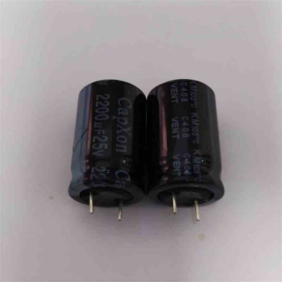 Picture of 2200UF 25V 16x25mm 105 CAPACITOR