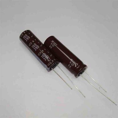 Picture of KY100VB390M 390UF 100V 12.5X40mm  105 CAPACITOR