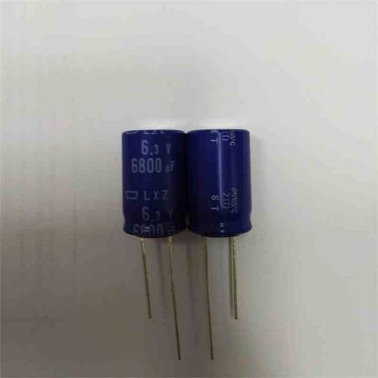 Picture of LXZ6.3VB6800M 6800uF 6.3V 16x25mm 105 CAPACITOR