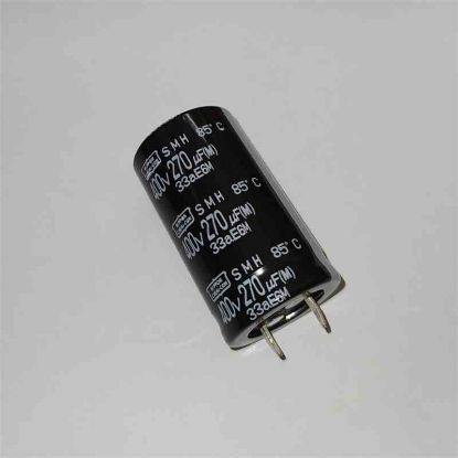 Picture of SMH400VNSN270M 270uF 400V 25.4x45mm 85 CAPACITOR