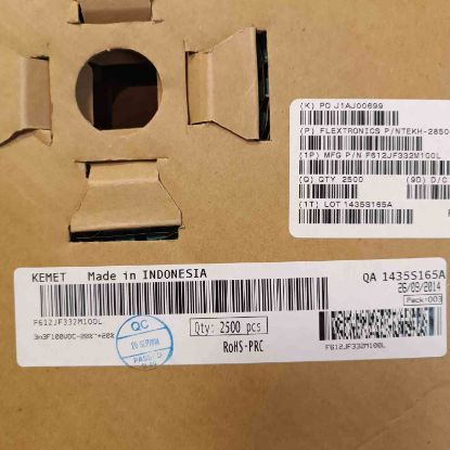 Picture of F612JF332M100L   0.0033UF 100V 5mm  0.2 CAPACITOR