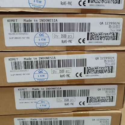 Picture of R82EC1330DQ50J  0.0033UF 100V 5mm  0.05 CAPACITOR