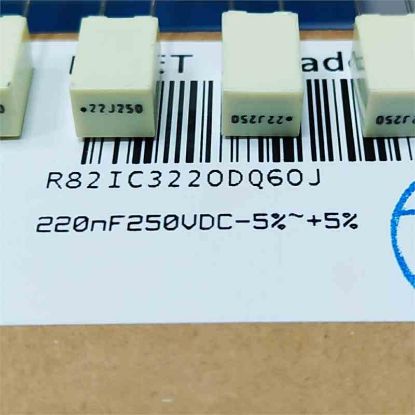Picture of R82IC3220DQ60J 220NF 250V 5 0.05 CAPACITOR