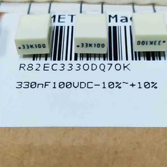 Picture of R82EC3330DQ70K  0.33UF 100V 5mm  0.1 CAPACITOR
