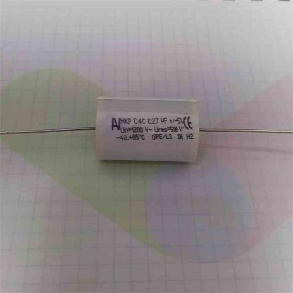 Picture of C4CAPUC3270ZR0J 0.27UF 1200V 0.05 AXIYEL CAPACITOR